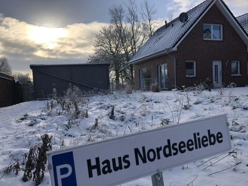 Haus Nordseeliebe Mit Aussensauna, Outdoor Dusche Und Wallbox 多努姆 外观 照片